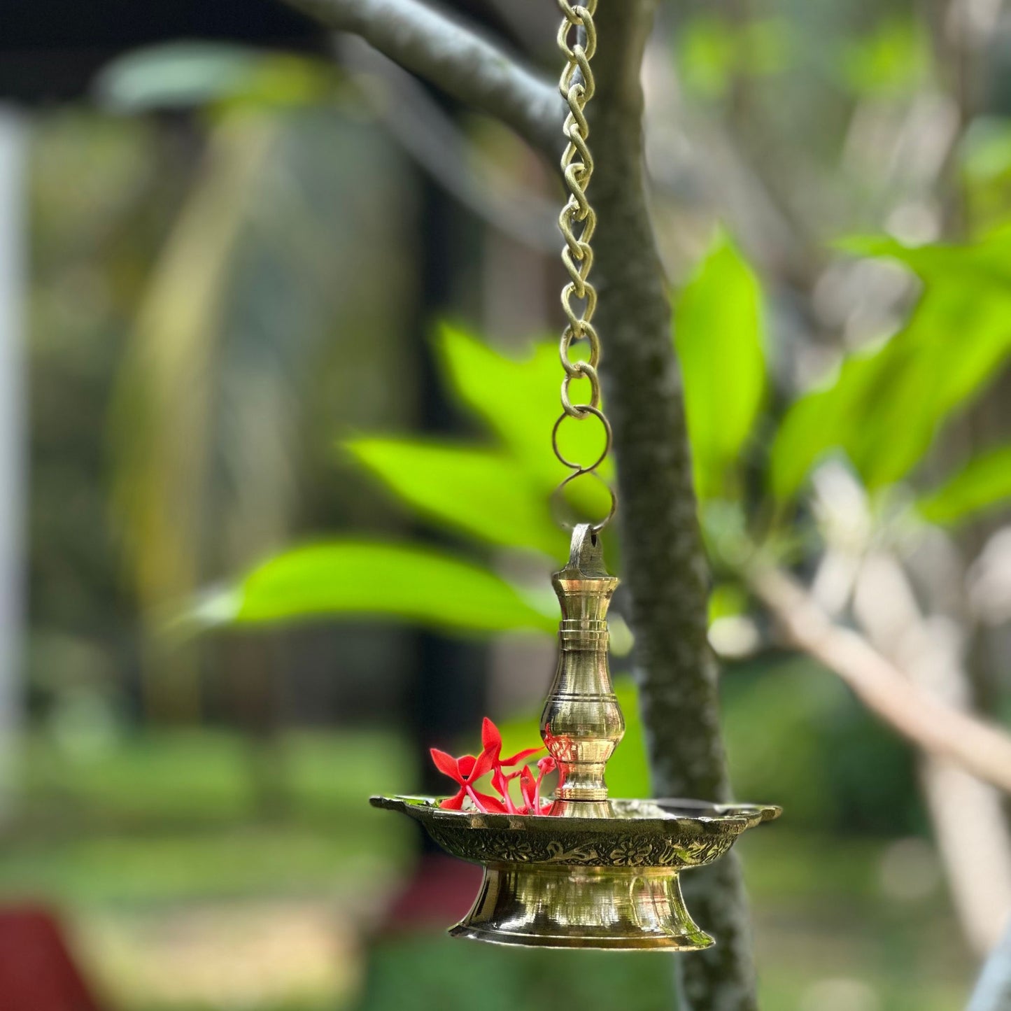 Anantha – Brass Hanging Vilakku
