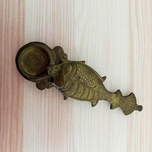 ARCHIVE: CAST BRASS MATSYA & NAGA SPOON (Not for Sale)