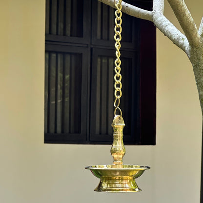 Aarohanam Brass Hanging Vilakku