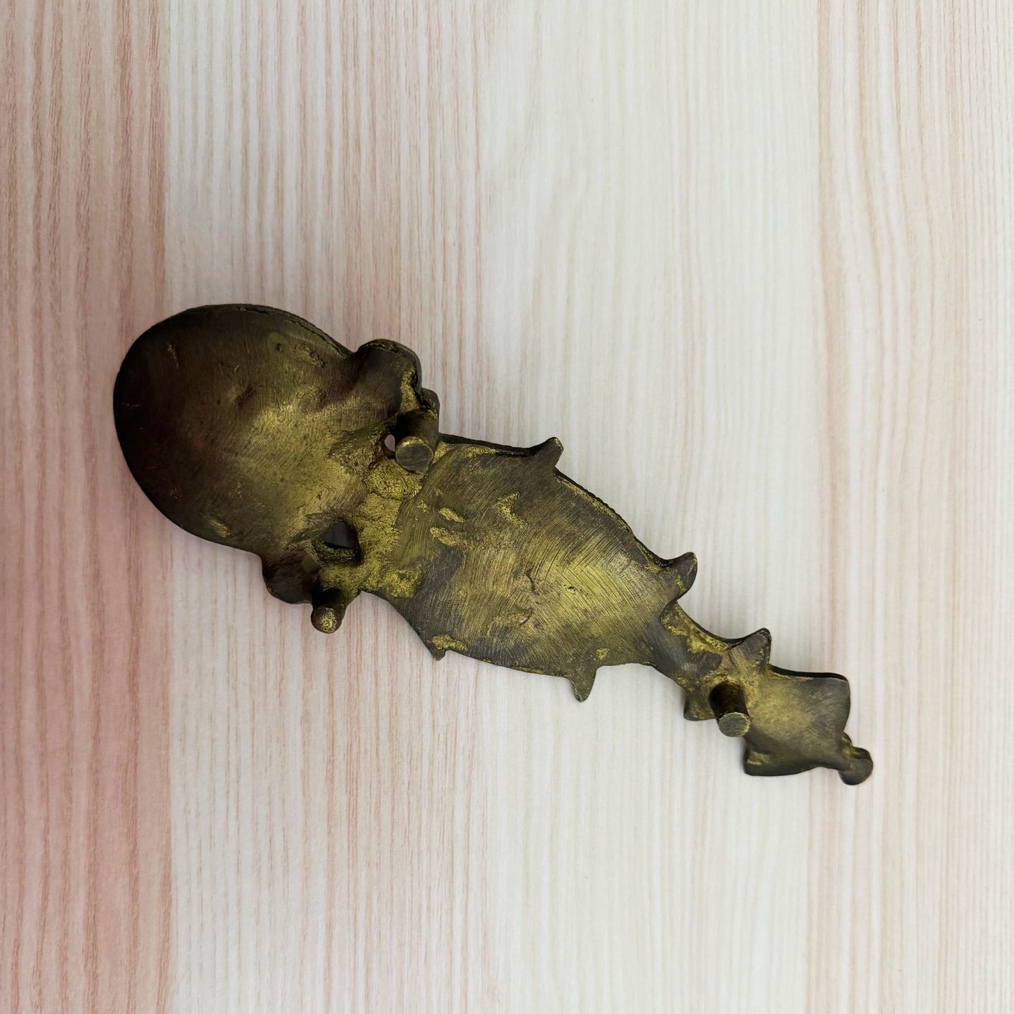 ARCHIVE: CAST BRASS MATSYA & NAGA SPOON (Not for Sale)