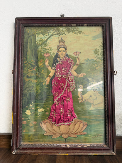 Lakshmi Oleograph